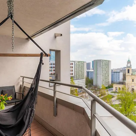 Grzybowska Skyline 3bdr Retreat With Ac شقة